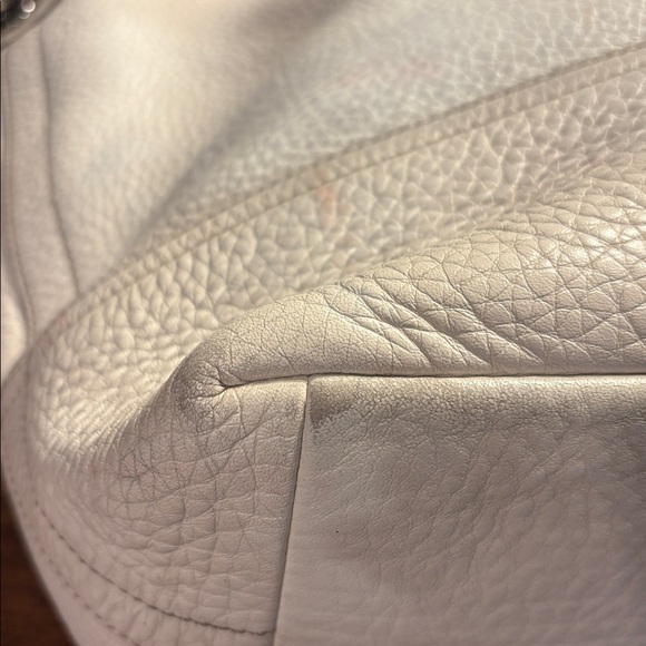 Coach cream/off-white leather hobo bag - Picture 9 of 16